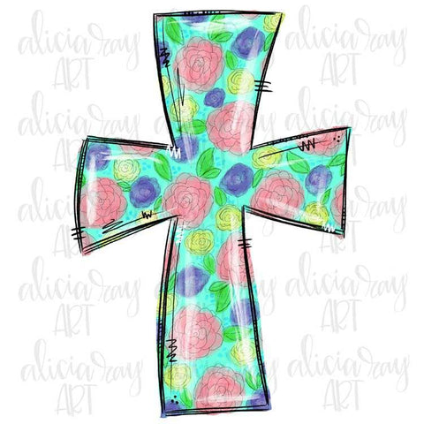 Floral Cross