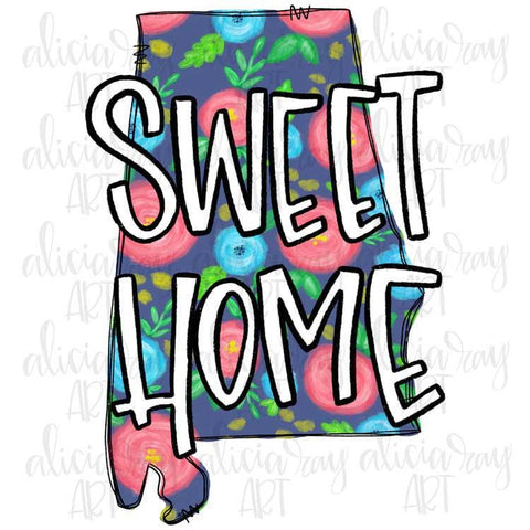 Floral Sweet Home Alabama