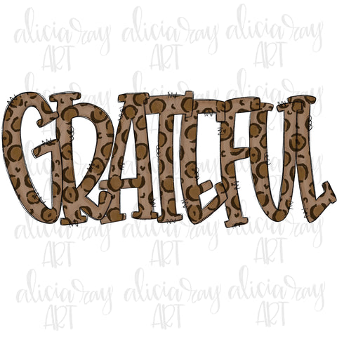 Grateful Doodle Letter