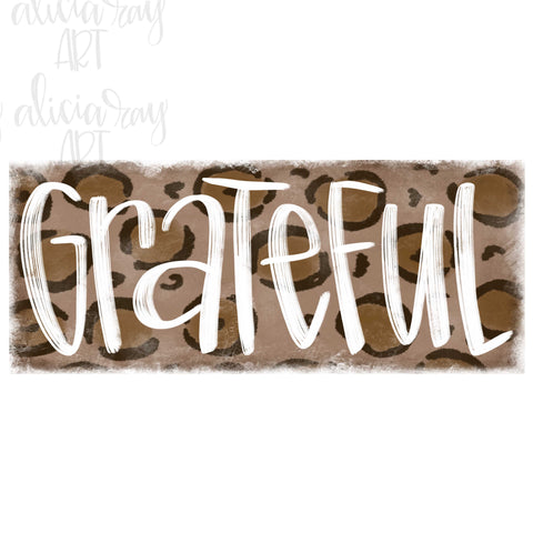 Grateful Leopard Background