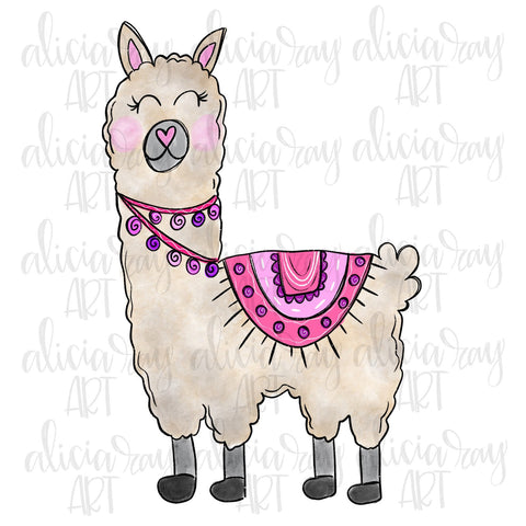 Valentine Llama