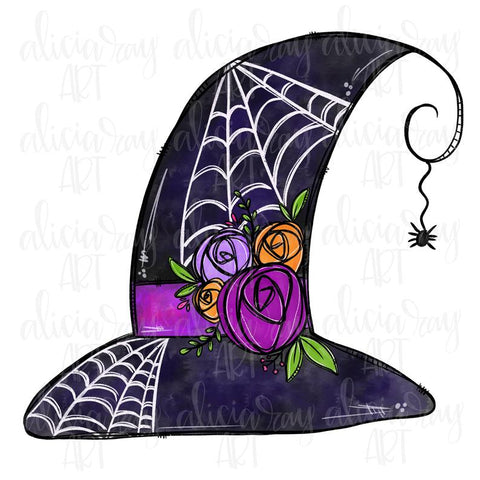Floral Witch Hat