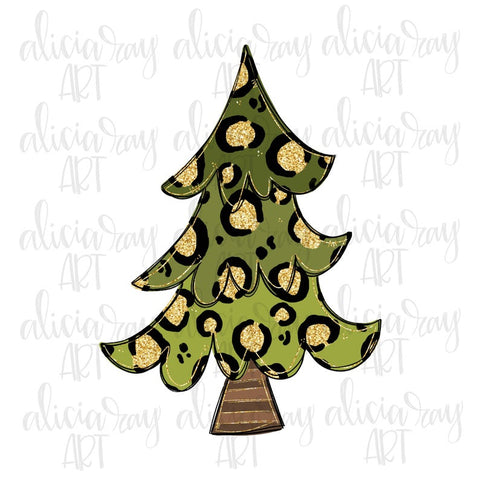 Leopard Christmas Tree