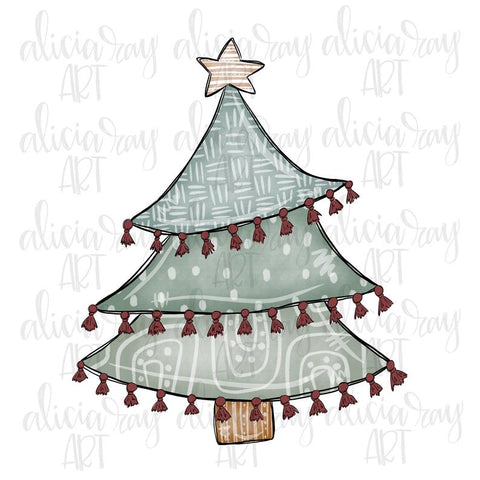 Boho Christmas Tree