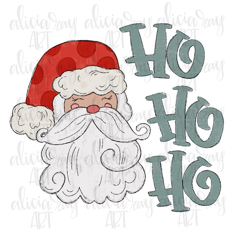Ho Ho Ho Rustic Santa