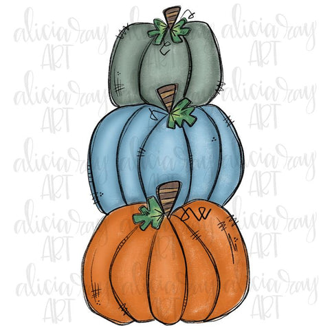 Pumpkin Stack Boy