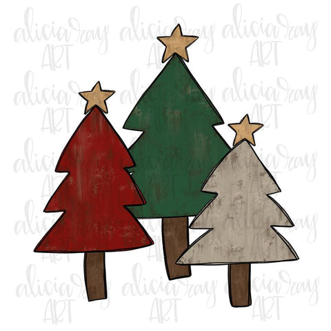 Rustic Christmas Trees