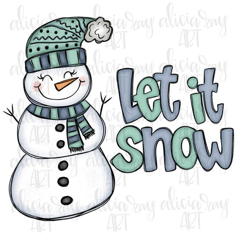 Let It Snow Snowman