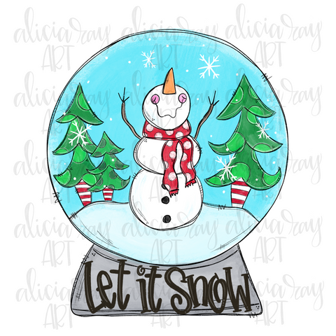 Let It Snow Globe