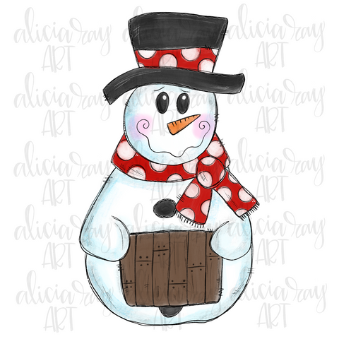 Boy Snowman