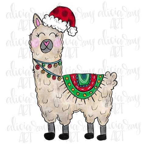 Christmas Llama