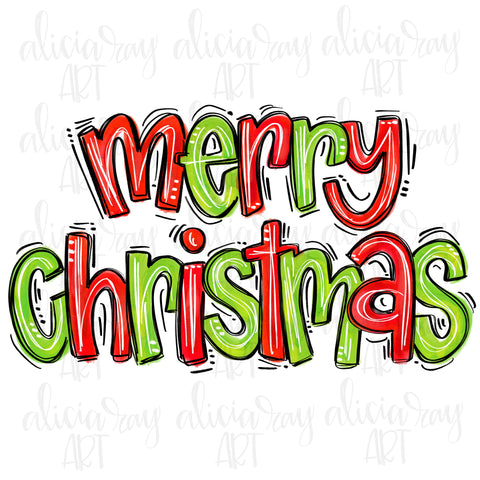 Merry Christmas Doodle