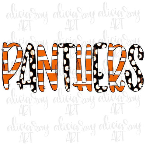 Panthers Orange and Black