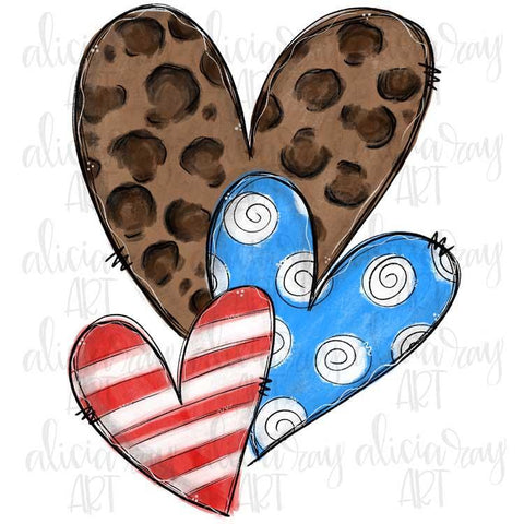 Patriotic Hearts