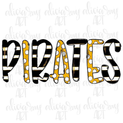 Pirates Black and Gold