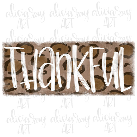Thankful Leopard Background