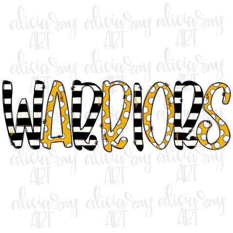 Warriors Black and Gold