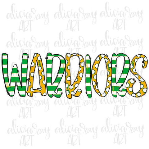 Warriors Green and Gold